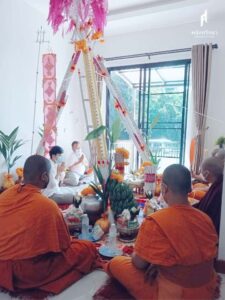 ใส่ซองพระทําบุญบ้าน